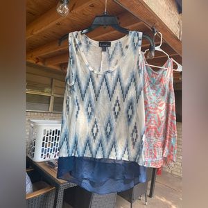 Womens tanks 2 lot xl